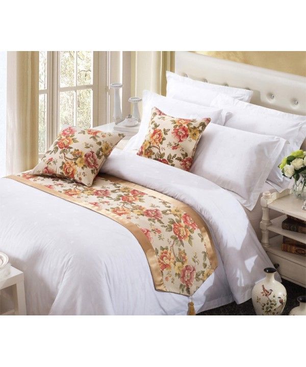 100% polyester hotel king size decorative bedspread