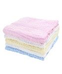 Baby Muslin Washcloths Natural Muslin Cotton Wipes 100% Cotton Baby Face Towel 