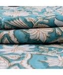 Bird floral block print cotton wholesale sanganeri fabric