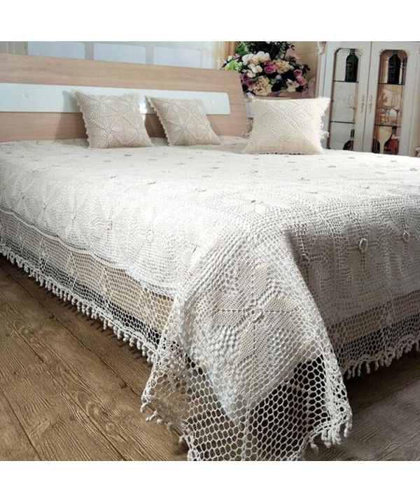 cotton Best selling 100% pure cotton handmade crochet bedspreads