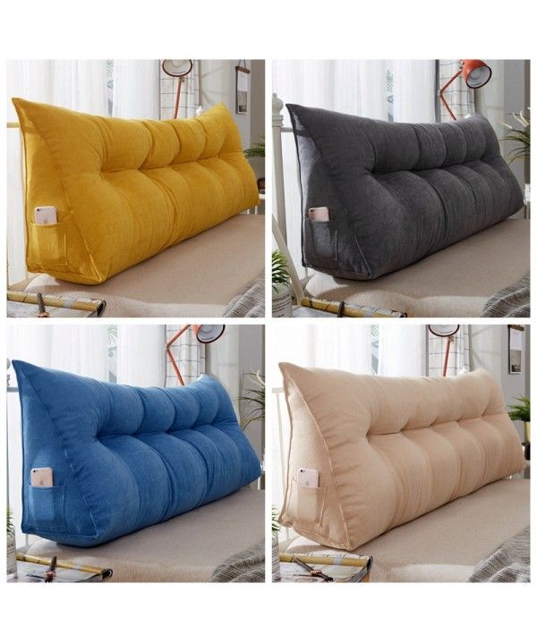 Headrest cushion triangle cushion large headrest large backrest cushion cushion cushion