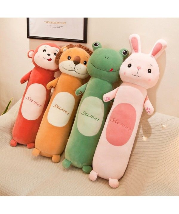 2019 creative new forest animal doll cylinder down cotton pillow plush toy doll pillow