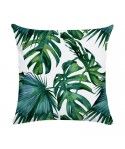 Cross border special for new Tropical Plant Abstract leaves green pillow cover cushion cover linen Amazon tp15