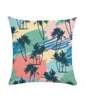 Cross border special for new Tropical Plant Abstract leaves green pillow cover cushion cover linen Amazon tp15