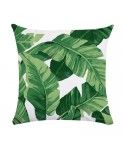 Cross border special for new Tropical Plant Abstract leaves green pillow cover cushion cover linen Amazon tp15