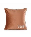 Amazon popular Nordic solid color flannelette pillow cover office pillow waist Hotel pillow cushion customization