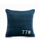 Amazon popular Nordic solid color flannelette pillow cover office pillow waist Hotel pillow cushion customization