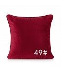 Amazon popular Nordic solid color flannelette pillow cover office pillow waist Hotel pillow cushion customization