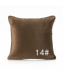 Amazon popular Nordic solid color flannelette pillow cover office pillow waist Hotel pillow cushion customization