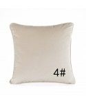 Amazon popular Nordic solid color flannelette pillow cover office pillow waist Hotel pillow cushion customization