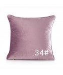 Amazon popular Nordic solid color flannelette pillow cover office pillow waist Hotel pillow cushion customization