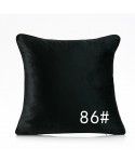 Amazon popular Nordic solid color flannelette pillow cover office pillow waist Hotel pillow cushion customization