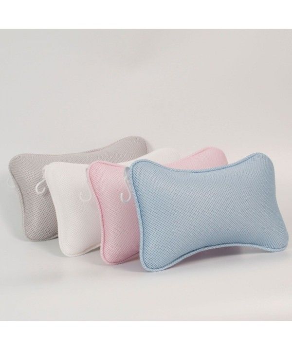 3D mesh bone bathtub pillow pillow bathroom bath headrest spa suction cup bath headrest Amazon cross border