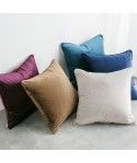 Amazon popular Nordic solid color flannelette pillow cover office pillow waist Hotel pillow cushion customization