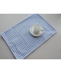 Japanese style small Plaid napkin cloth meal mat household kitchen table baked food background cloth