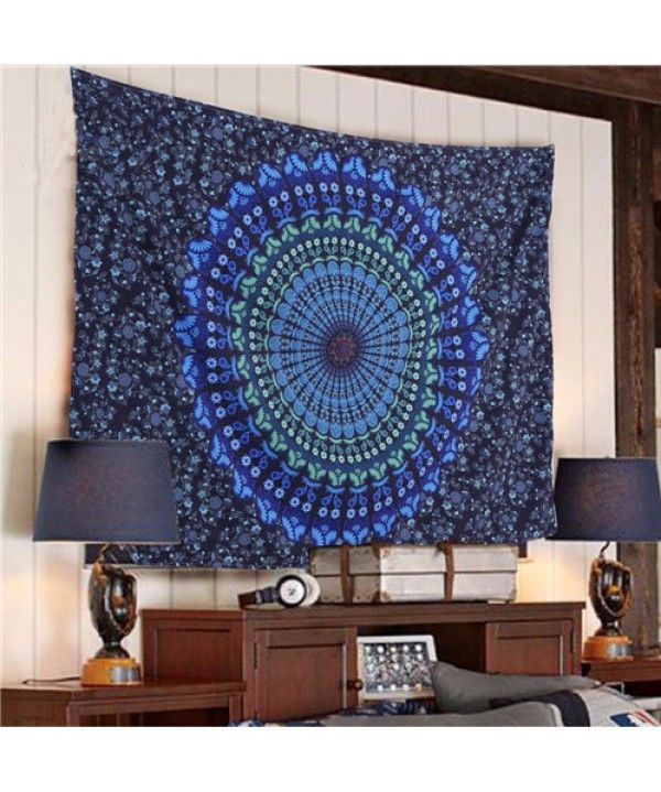 2016 fast selling new Bohemian printing household tapestry wall hanging wall decoration beach towel beach sitting blanket