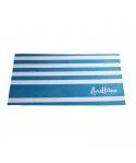 Nordic style blue color bar printing beach towel export high quality versatile bath towel large bath towel 90 * 180