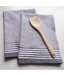 Nordic style cotton stripe napkin kitchen napkin tablecloth