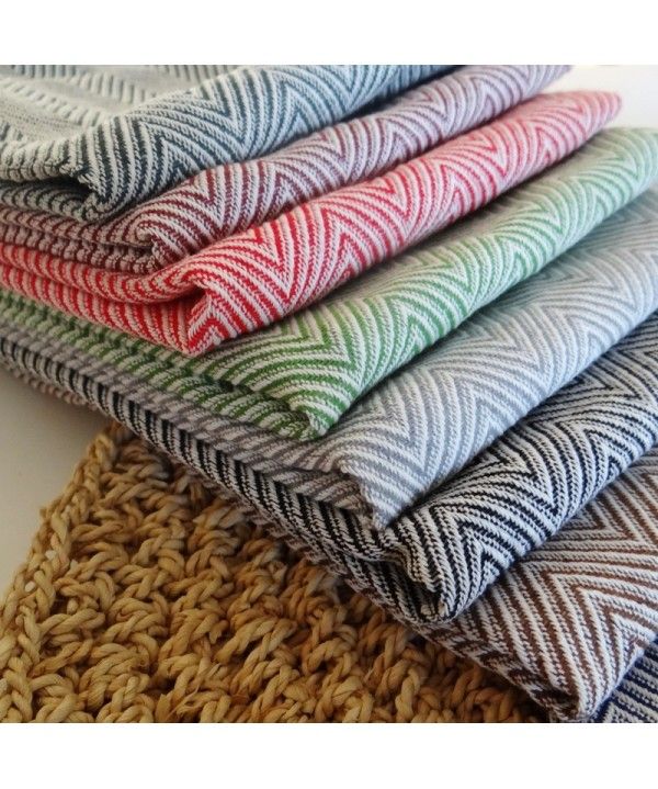 Wavy yarn dyed artificial tassel woven cloth art napkin dining mat food background cloth