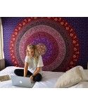 2017 fast selling Amazon new sunscreen square shawl digital print beach towel Vintage tapestry