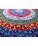 2017 fast selling Amazon new sunscreen square shawl digital print beach towel Vintage tapestry