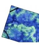 Cross border special tie dye microfiber beach towel reclining chair cover beach chair towel bath towel burst single layer 600g