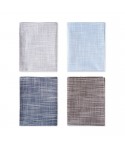 Japanese cotton and linen napkin plain color stripe Western food cloth kitchen food mat photography background cloth