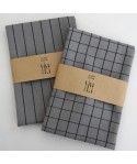 Grey cotton series household kitchen napkin cloth mat food background cloth tea towel