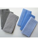 Three gray series household cloth tea napkins kitchen napkins
