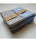 Three gray series household cloth tea napkins kitchen napkins
