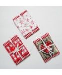 Christmas gift packaging series cotton fabric printed napkin mat