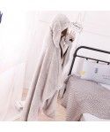 Creative long ears rabbit long Plush thickened long Cape Cape winter cold proof warm blanket home Cape