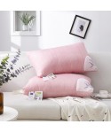 New style hotel pillow core gift pillow Korean version feather velvet pillow core Lavender embroidery single pillow manufacturer wholesale