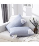 New style hotel pillow core gift pillow Korean version feather velvet pillow core Lavender embroidery single pillow manufacturer wholesale