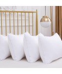 White cotton Hotel pillow pure cotton single side feather velvet pillow core soft and comfortable pillow factory direct sales