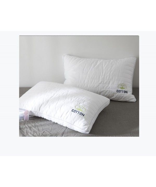 Factory direct selling all cotton pillow core quilted pillow cloud feather velvet pillow core Hotel pillow gift