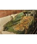 Amazon shopee tiger personalized creative blanket sofa decorative blanket cotton leisure blanket tapestry travel blanket