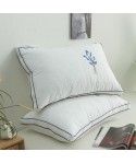 Lavender flower type down pillow single pillow core adult 48 * 74cm pillow Hotel pillow core wholesale