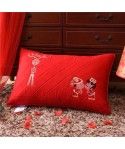 Factory direct sale wholesale wedding pillow big red wedding all cotton pillow core washable new pillow core