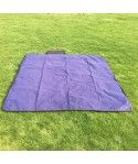 Export plain blue 200x200cm picnic blanket camping blanket travel blanket