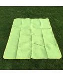 Factory direct sale green 135x175cm baby crawling blanket picnic mat lawn mat camping mat