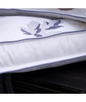 Pure cotton three-dimensional design feather velvet pillow core classical Chinese style embroidery neck protection pillow core of Hotel