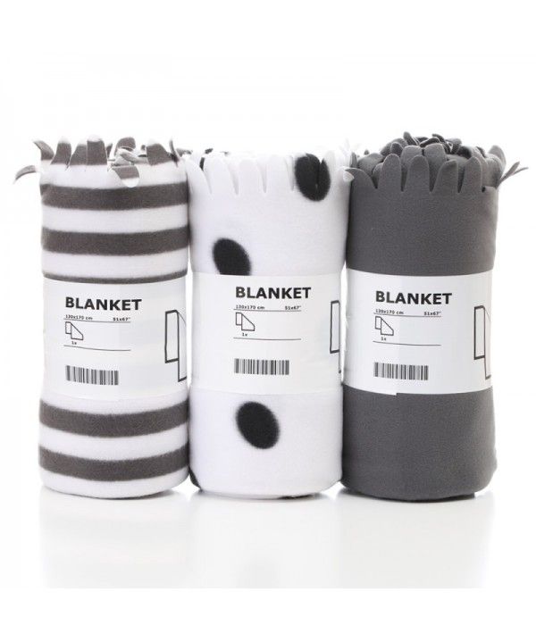 Aikexin ultrasonic laser plain double faced blanket wholesale air blanket solid travel blanket
