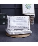 Pure cotton three-dimensional design feather velvet pillow core classical Chinese style embroidery neck protection pillow core of Hotel