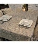 A cotton linen table cloth European large letter dustproof cover for microwave oven 