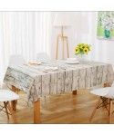 Antique tablecloth wood grain creative tablecloth art cotton linen bark pattern tea table cloth wood grain photography background cloth 