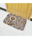 Air bag cobblestone bathroom door absorbent non slip mat flannel kitchen carpet floor mat thickened 180g 