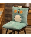 Forest animal conjoined cushion waist protection back cushion husky office seat cushion waist support thickened and detachable