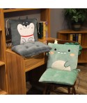 Forest animal conjoined cushion waist protection back cushion husky office seat cushion waist support thickened and detachable