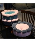 Ins Nordic Plush petal Futon cushion living room bedroom round thickened floor mat tatami bay window mat